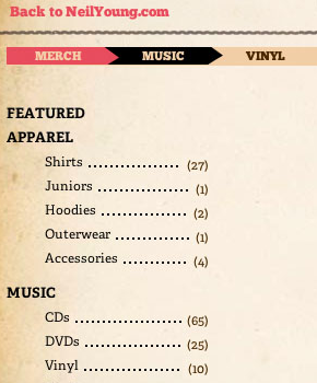 Neil Young Store